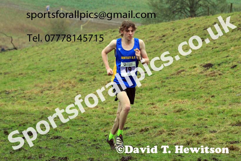Mens under-17s 2022 North Eastern Harrier League, Thornley Farm, Peterlee, County Durham. Photo: David T. Hewitson/Sports for All Pics